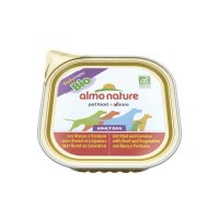 Nassfutter Almo Nature Daily Menu Bio Pate Rind mit Gemüse