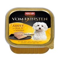 Nassfutter animonda Vom Feinsten Adult mit Rind, Ei & Schinken mit Schlemmerkern