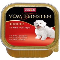 Nassfutter animonda Vom Feinsten Junior mit Rind + Geflügel