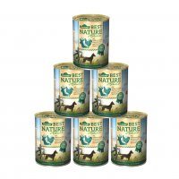 Nassfutter Dehner Best Nature Hundefutter Adult Wild und Nudeln