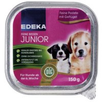 Nassfutter Edeka Domino Junior Menü Erstmahlzeit mit Geflügel