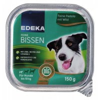 Nassfutter Edeka Feine Bissen mit Wild