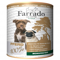 Nassfutter Farrado MONO Reinfleischdose - 100% Pferd