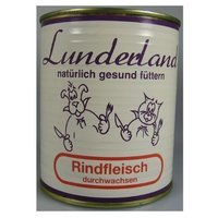 Nassfutter Lunderland Dosenfleisch Rindfleisch durchwachsen