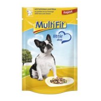 Nassfutter MultiFit Pouch Ragout Schinken & Käse
