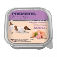 Nassfutter Premiere Finest Meat Adult Huhn mit Schinken