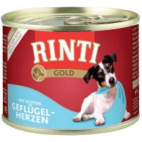 Nassfutter RINTI Gold Geflügelherzen