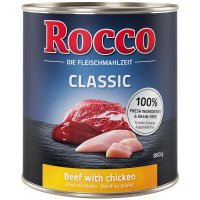 Nassfutter Rocco Classic Rind mit Huhn