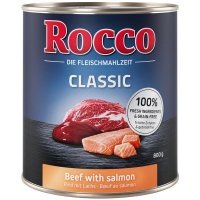 Nassfutter Rocco Classic Rind mit Seelachs