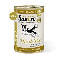 Nassfutter Sanoro Hirsch pur