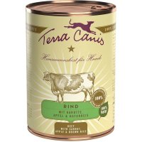 Nassfutter Terra Canis Rind mit Karotte, Apfel und Naturreis