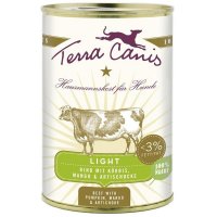 Nassfutter Terra Canis Rind Light mit Kürbis, Mango und Artischocke