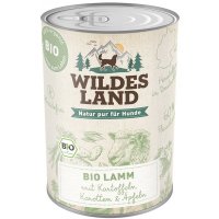 Nassfutter Wildes Land Bio Lamm mit Kartoffeln