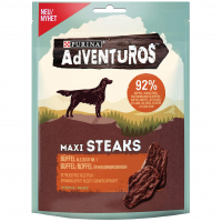 Snacks Purina Adventuros Maxi Steaks mit Büffel
