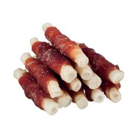 Snacks TRIXIE Denta Fun Kaurollen mit Ente 6 cm