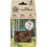 Snacks Wildes Land Fleischwürfel Wild